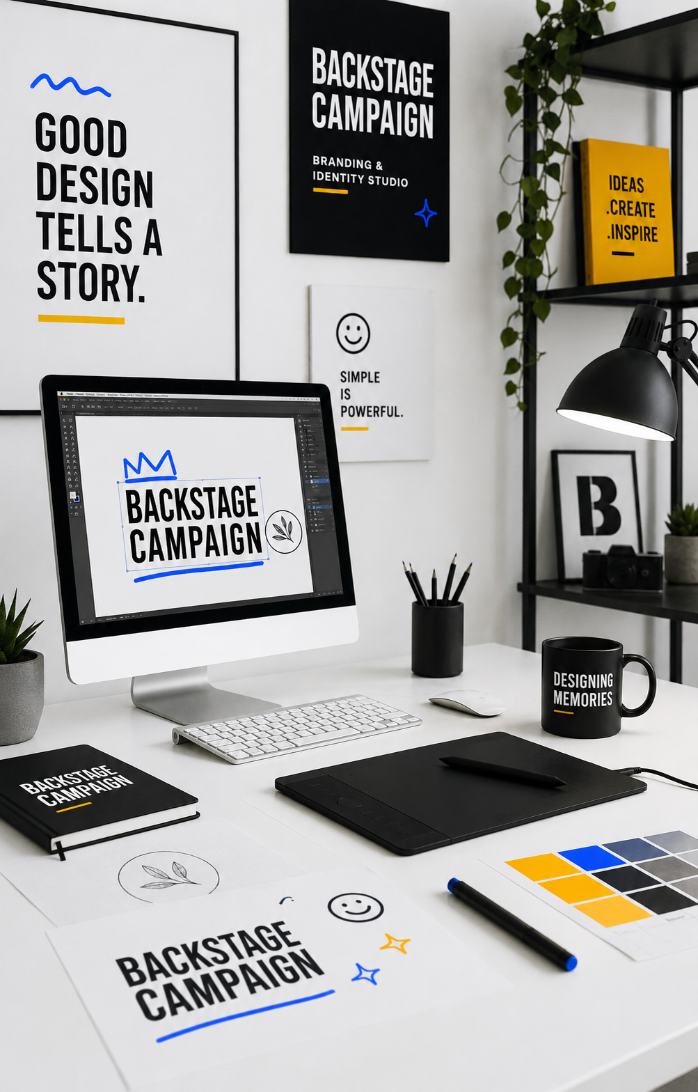 Inside the Backstage Campaign studio